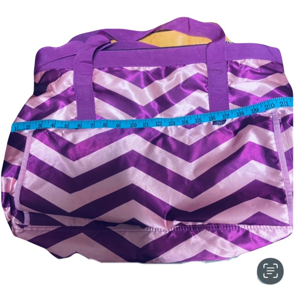 Yoga Lotus Purple and Pink Tote Bag with Spacious Design - Picture 4 of 6